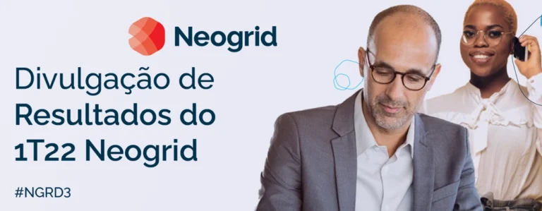 Receita líquida da Neogrid no 1º trimestre de 2022 é 11,3% maior que a do mesmo período em 2021