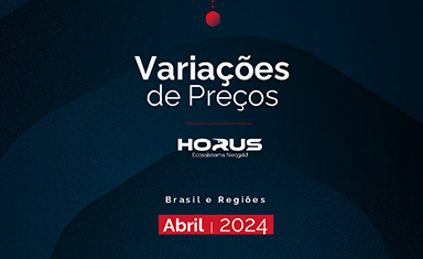 Estudo de variações de preços – Brasil e Regiões – Abril 2024