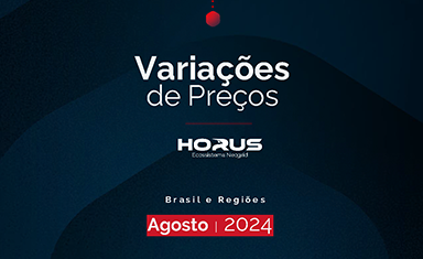 Estudo de variações de preços – Brasil e Regiões – Agosto 2024